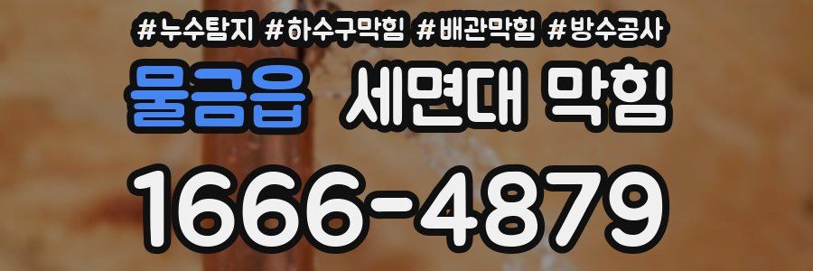 물금읍 세면대 막힘