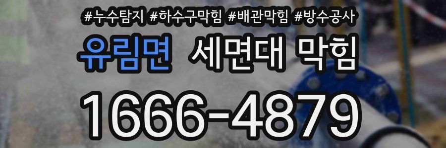 유림면 세면대 막힘