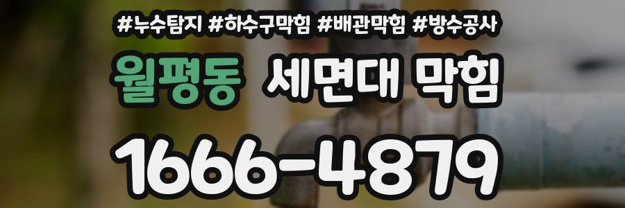 월평동 세면대 막힘