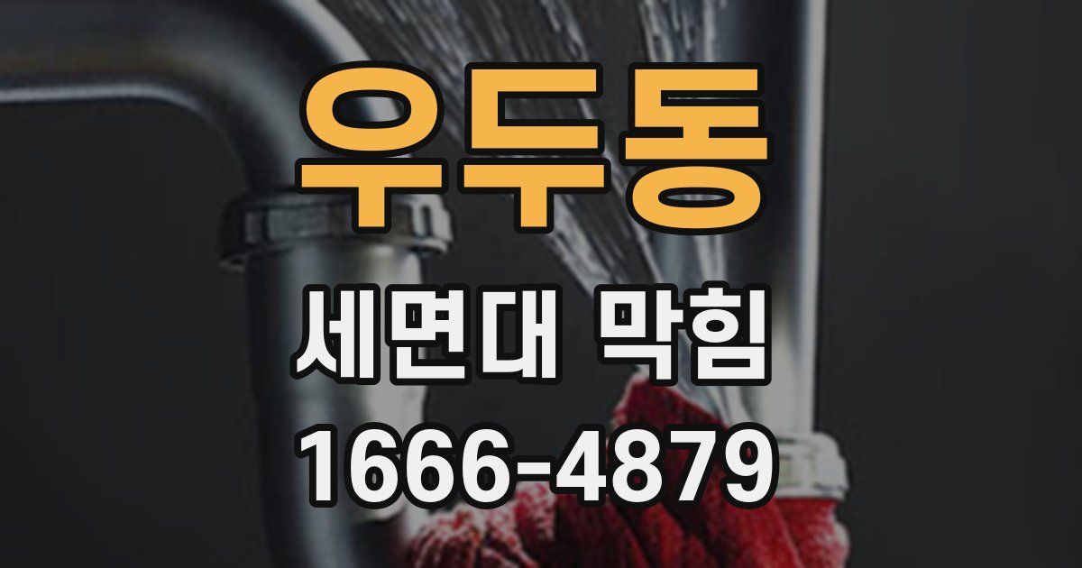 우두동 세면대 막힘