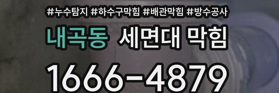 내곡동 세면대 막힘