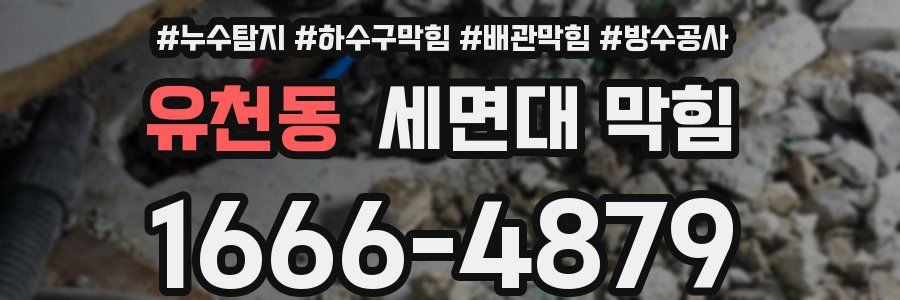 유천동 세면대 막힘