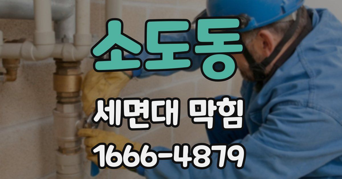 소도동 세면대 막힘