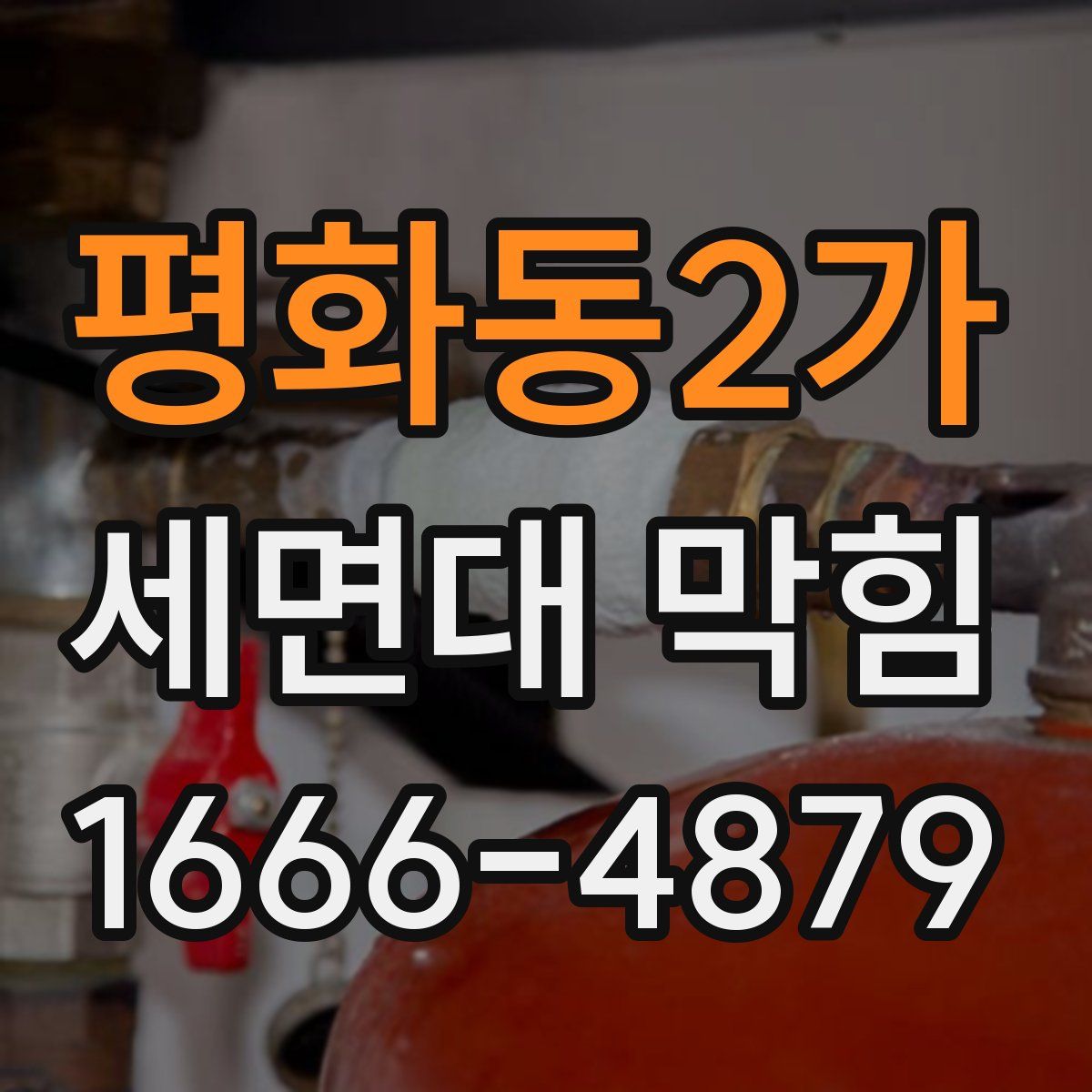 평화동2가 세면대 막힘
