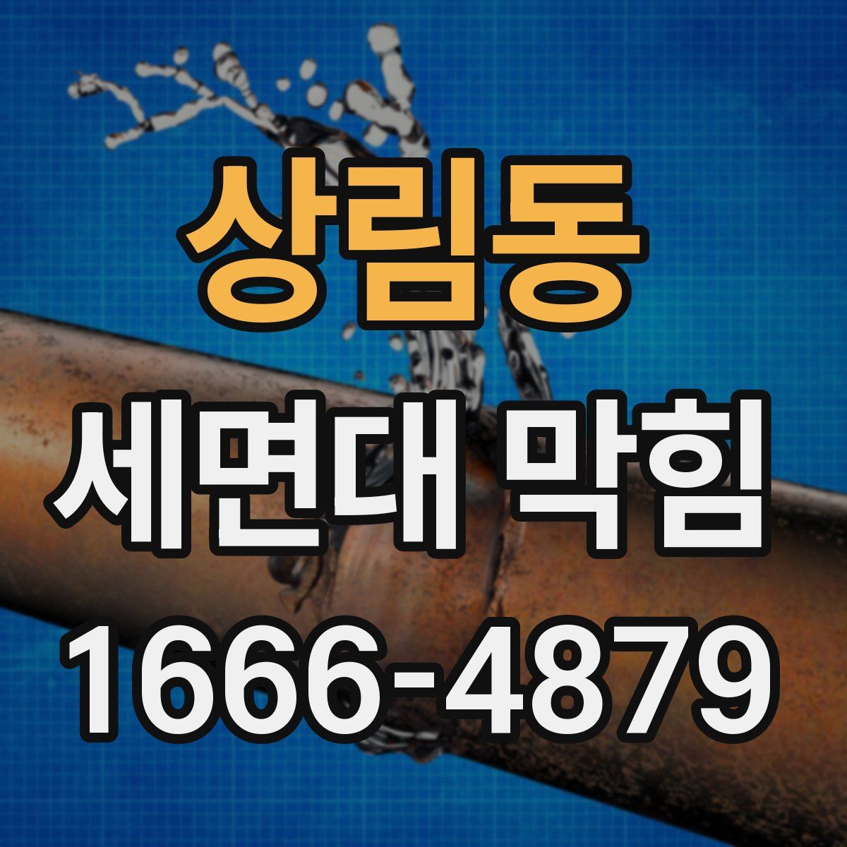 상림동 세면대 막힘