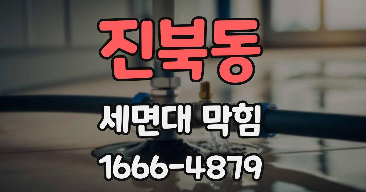 진북동 세면대 막힘