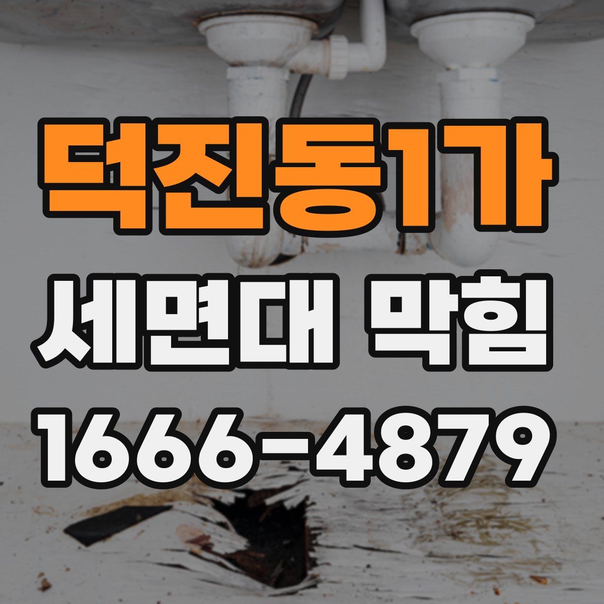 덕진동1가 세면대 막힘