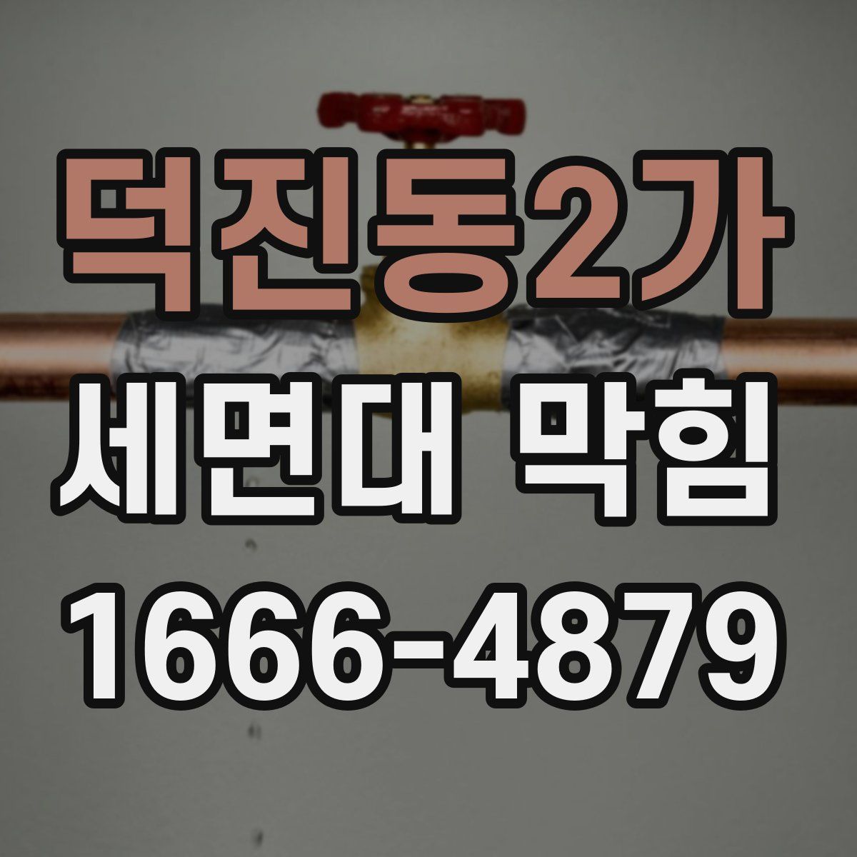 덕진동2가 세면대 막힘