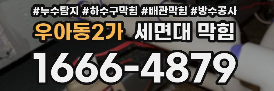 우아동2가 세면대 막힘