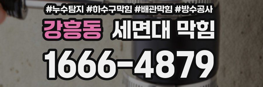 강흥동 세면대 막힘