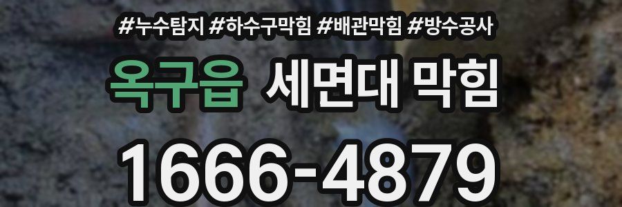 옥구읍 세면대 막힘