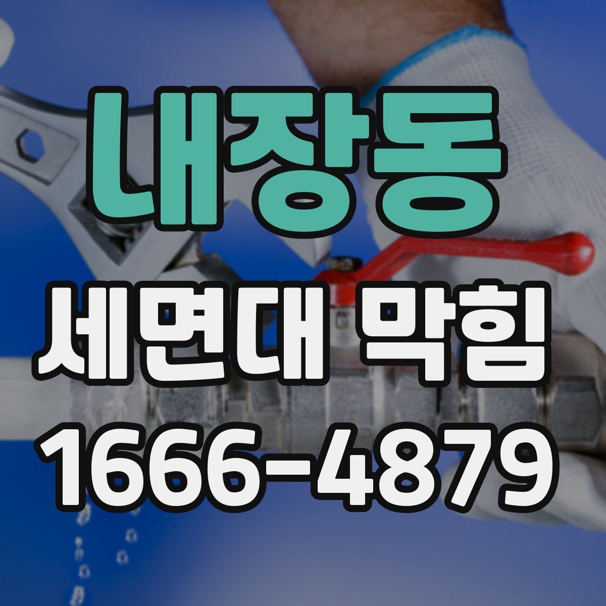 내장동 세면대 막힘