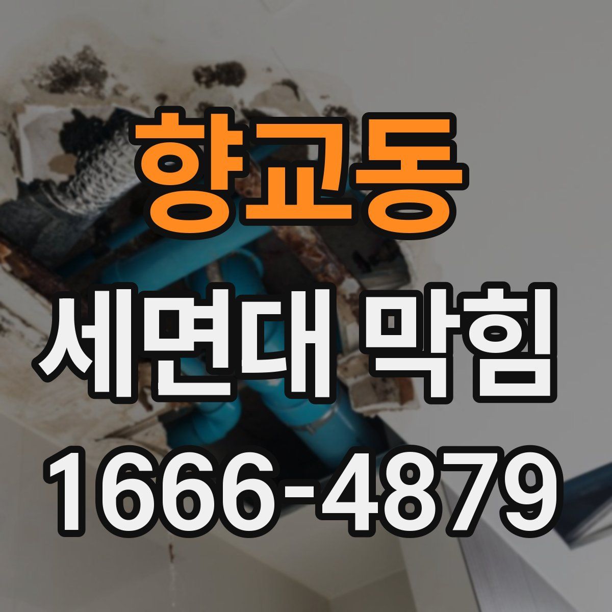 향교동 세면대 막힘