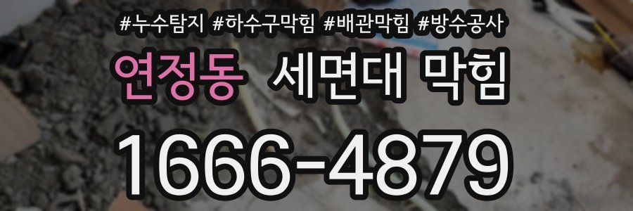 연정동 세면대 막힘