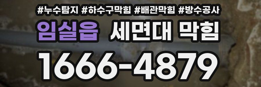 임실읍 세면대 막힘