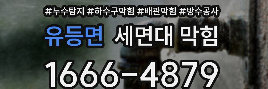 유등면 세면대 막힘
