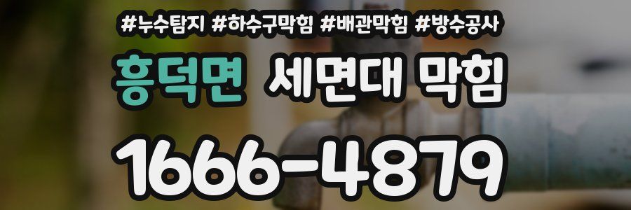 흥덕면 세면대 막힘