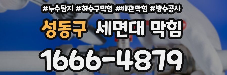 성동구 세면대 막힘