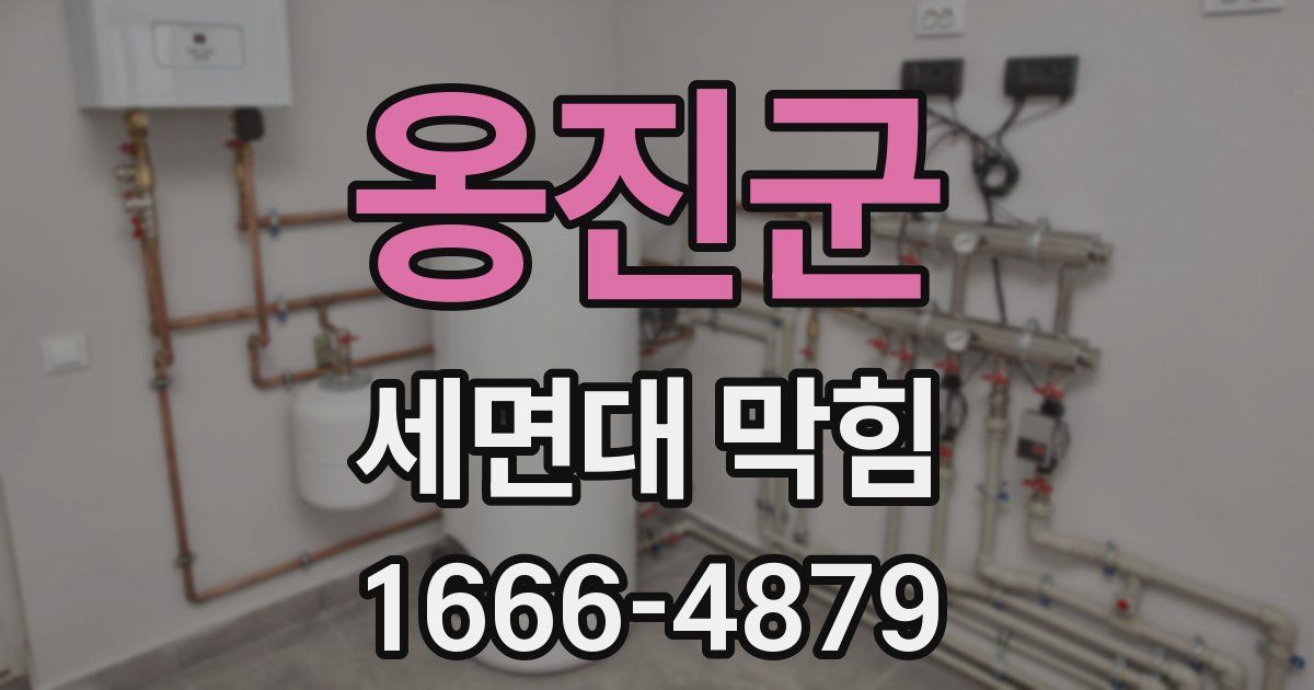 옹진군 세면대 막힘