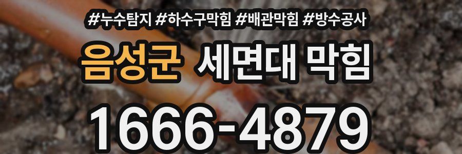 음성군 세면대 막힘