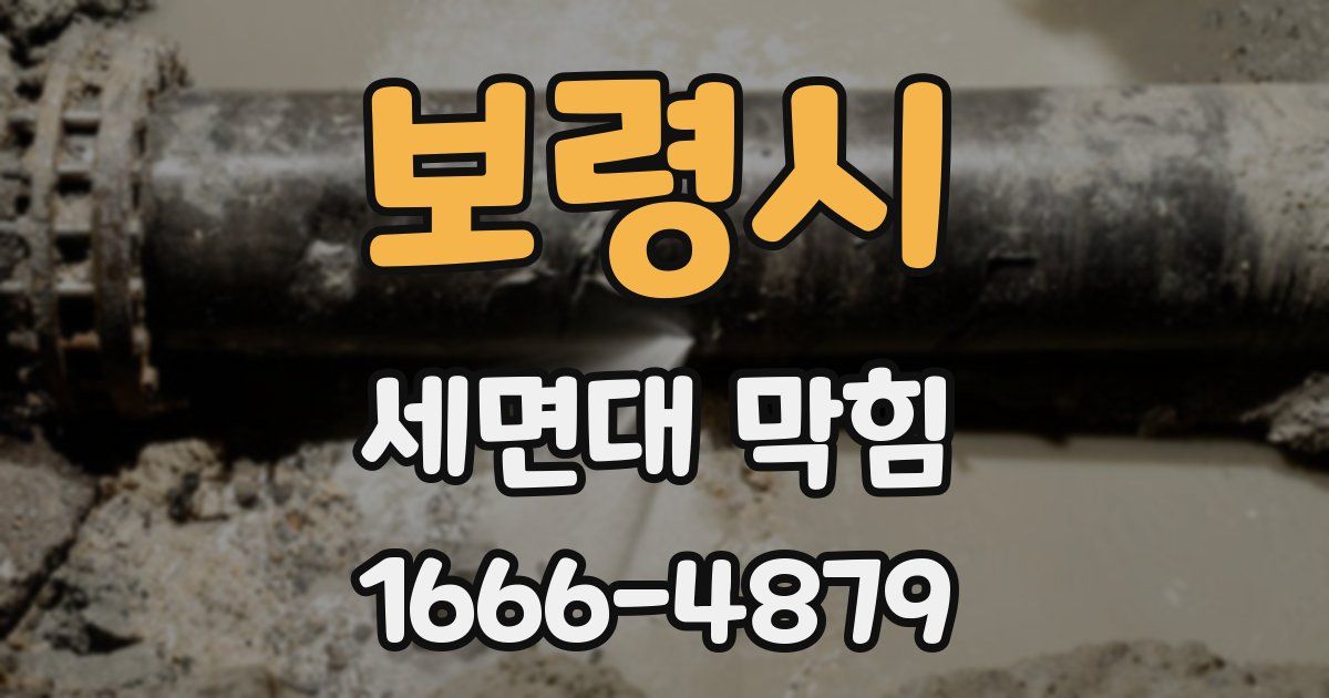 보령시 세면대 막힘