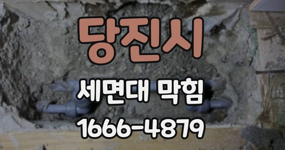당진시 세면대 막힘