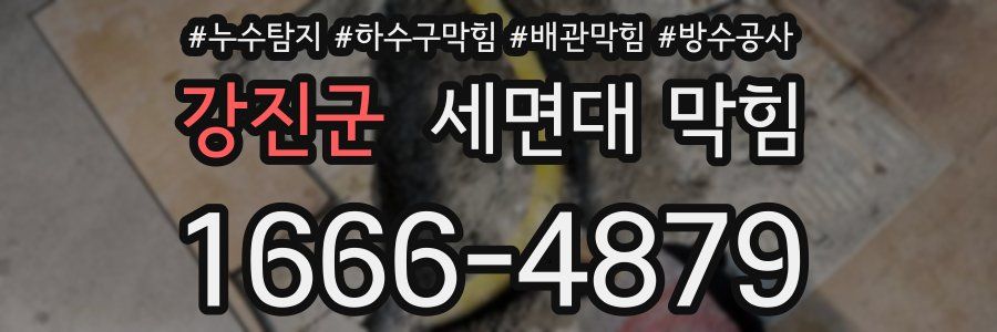 강진군 세면대 막힘