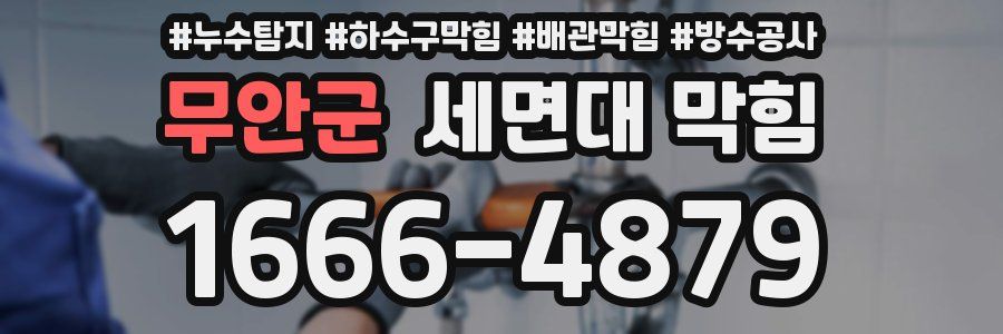 무안군 세면대 막힘