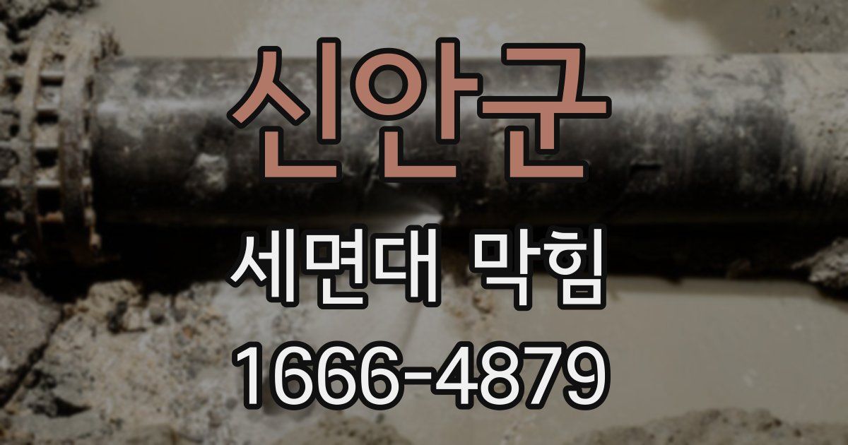 신안군 세면대 막힘