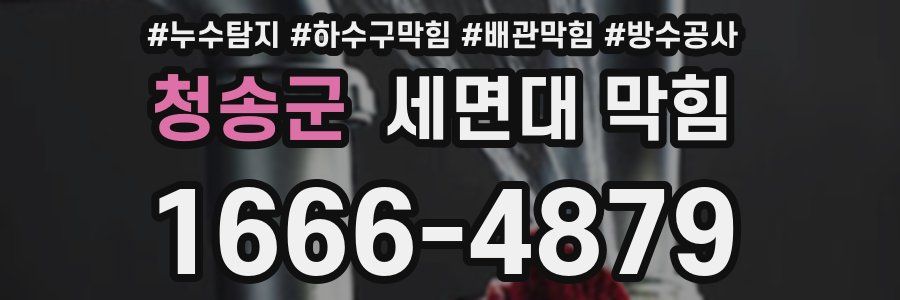 청송군 세면대 막힘