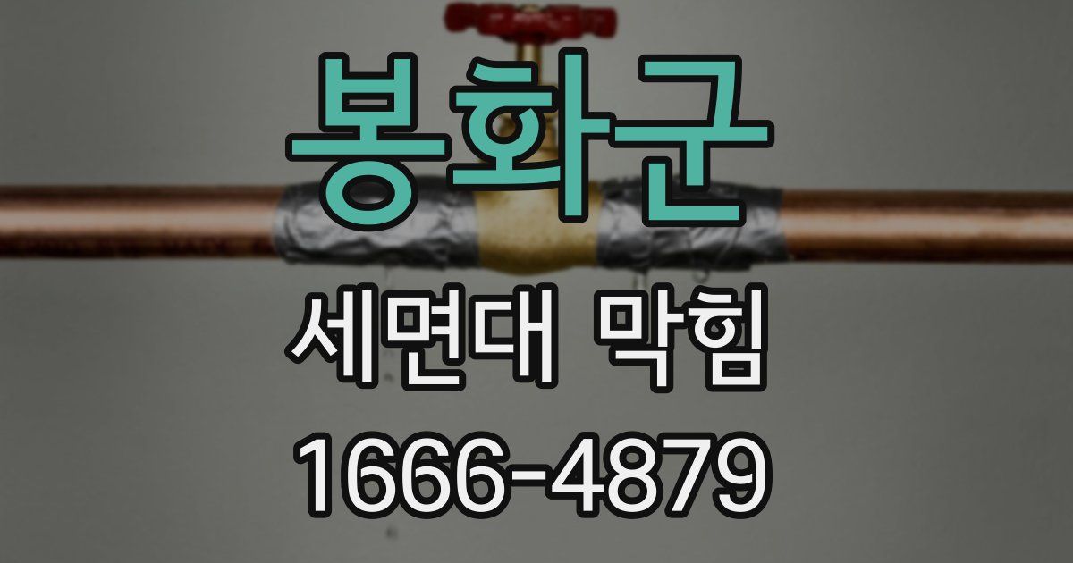 봉화군 세면대 막힘