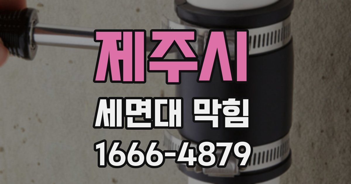 제주시 세면대 막힘