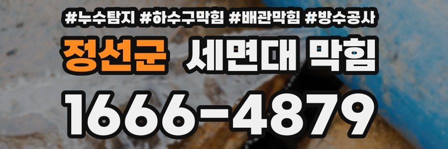 정선군 세면대 막힘