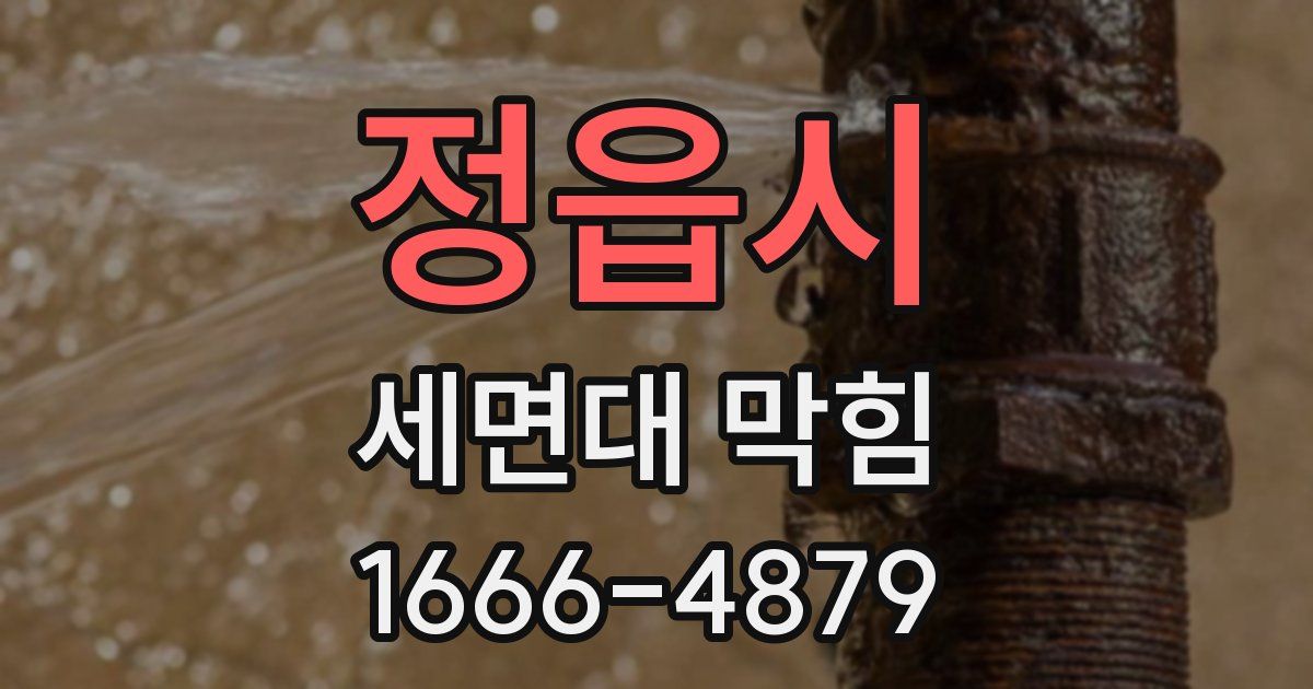 정읍시 세면대 막힘