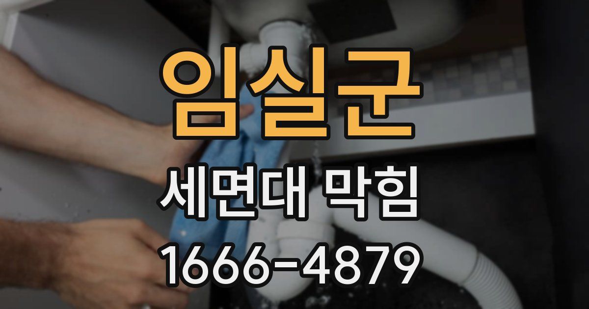 임실군 세면대 막힘