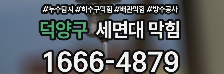 덕양구 세면대 막힘