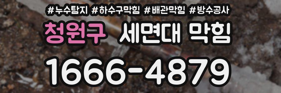 청원구 세면대 막힘