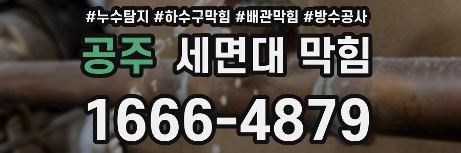 공주 세면대 막힘