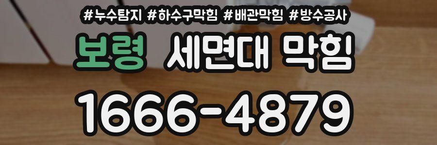 보령 세면대 막힘