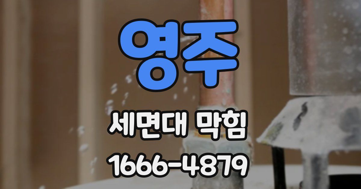 영주 세면대 막힘