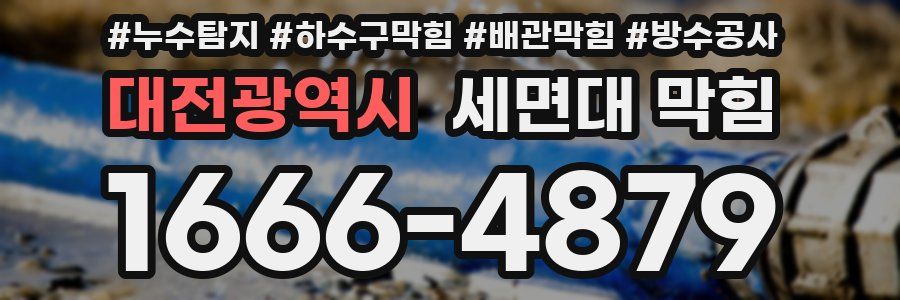 대전광역시 세면대 막힘