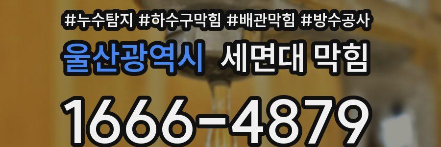 울산광역시 세면대 막힘