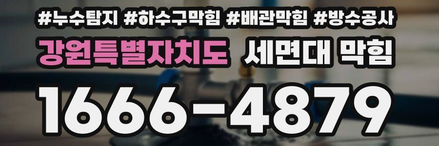 강원특별자치도 세면대 막힘