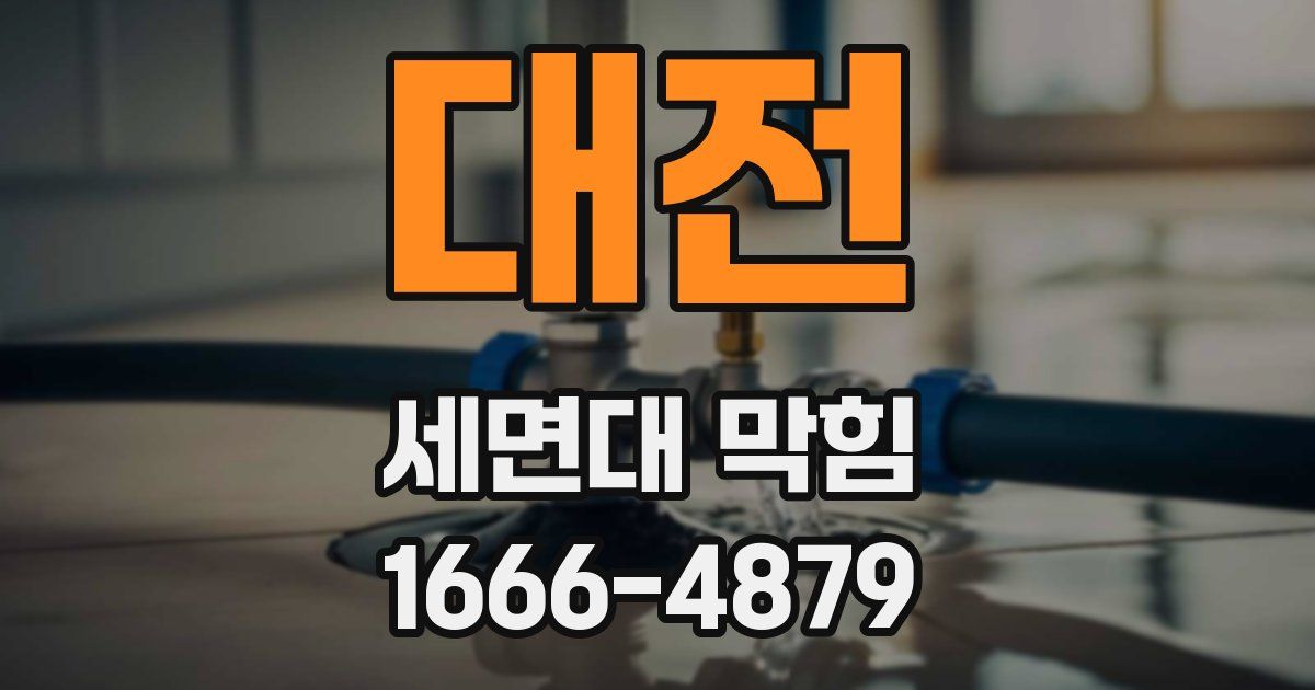 대전 세면대 막힘