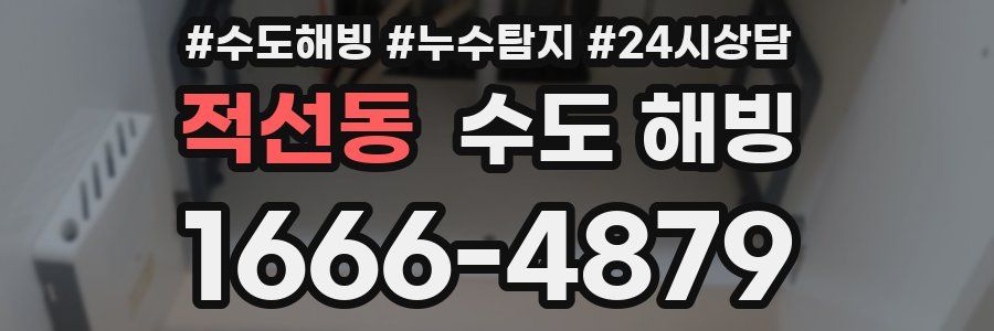 적선동 수도 해빙