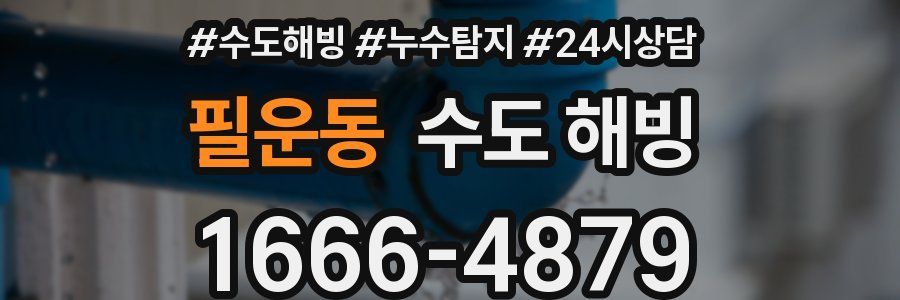 필운동 수도 해빙