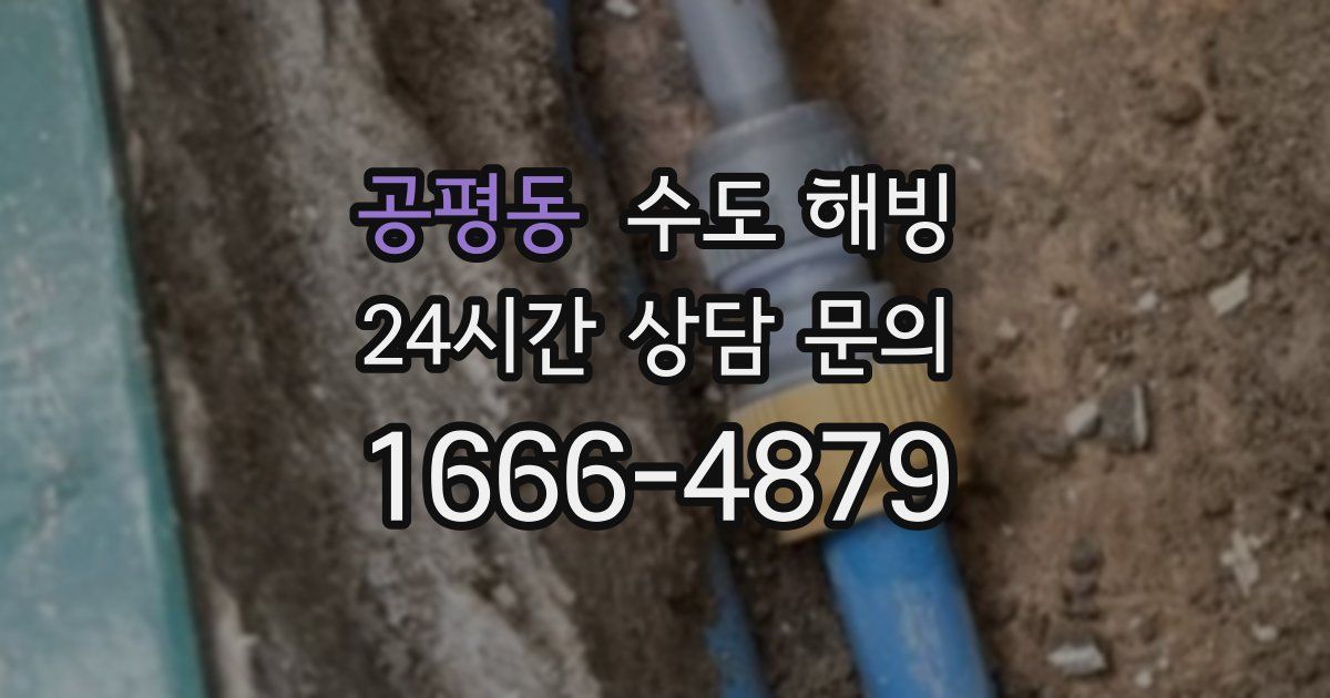 공평동 수도 해빙