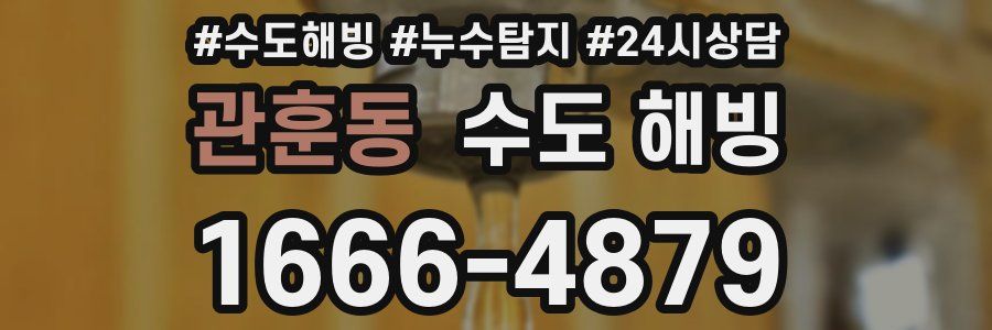 관훈동 수도 해빙