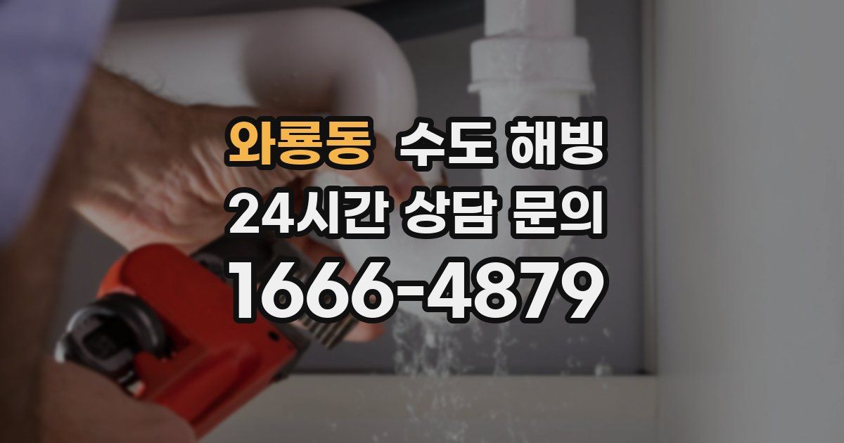 와룡동 수도 해빙