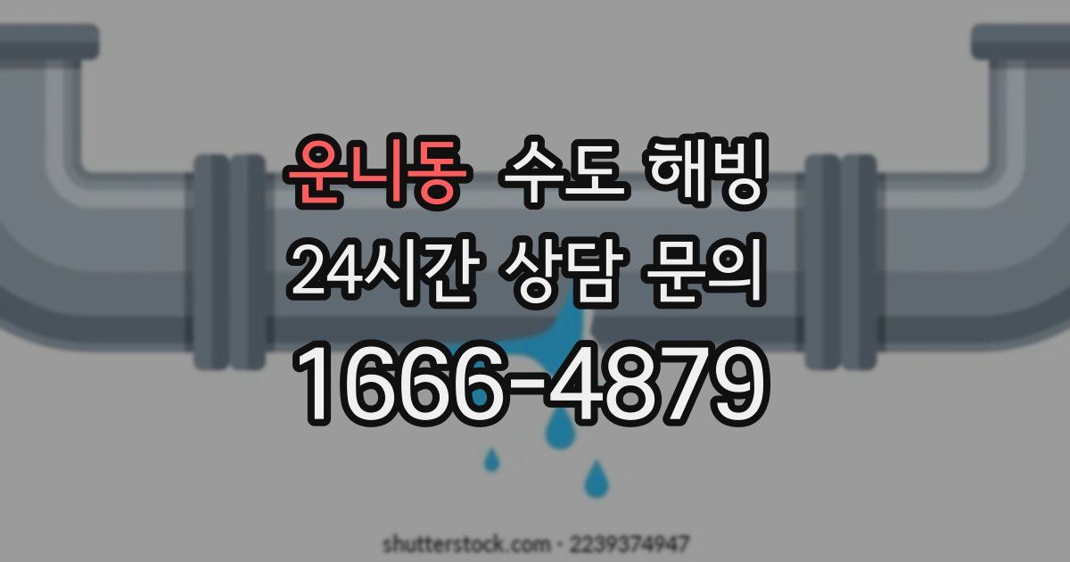 운니동 수도 해빙